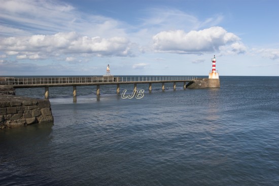 Amble Pier Lighthouse, Northumbrian Coast.