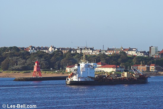 Herd Groyne Lighthouse, River Tyne, South Shields.